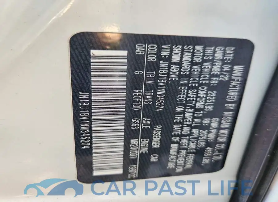 JN1BJ1BV1NW345274# 13