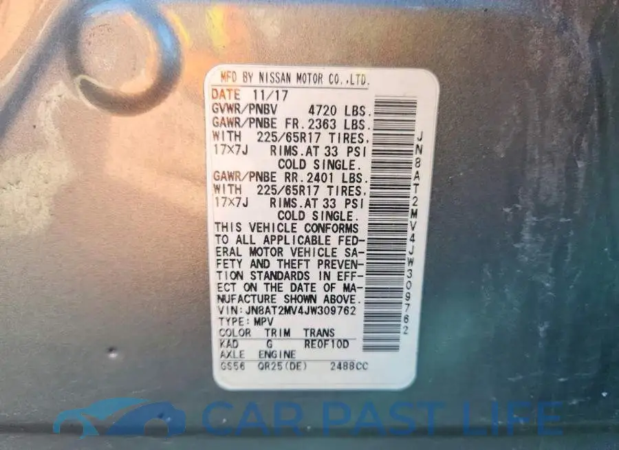 JN8AT2MV4JW309762# 13