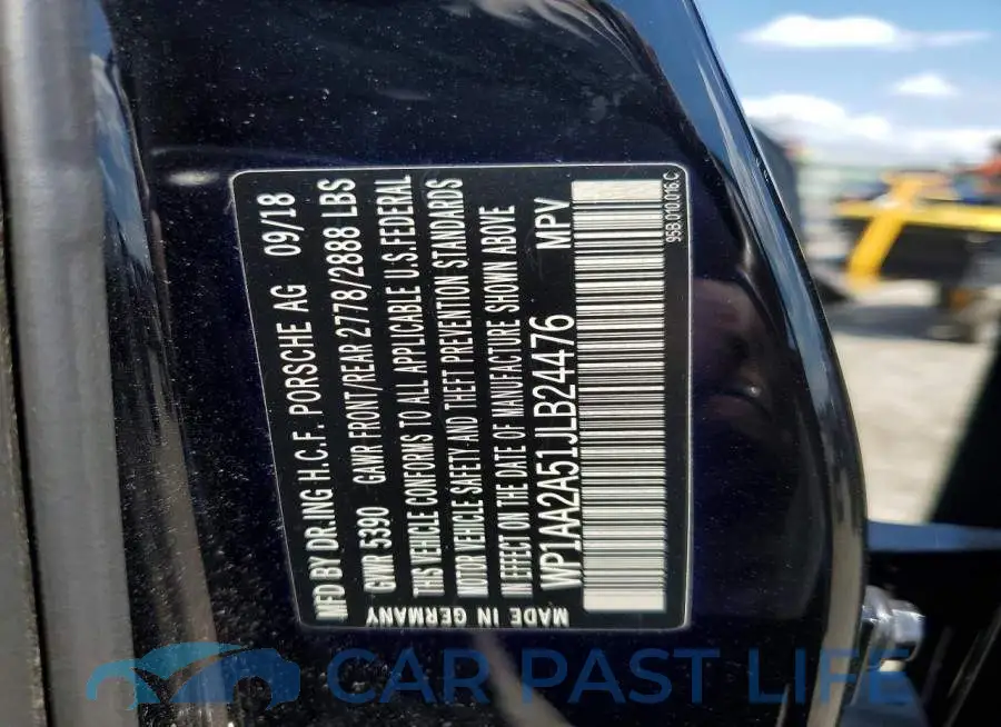WP1AA2A51JLB24476# 12