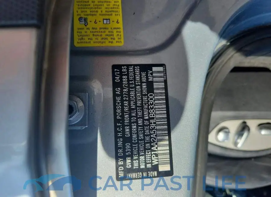 WP1AA2A53HLB83300# 13
