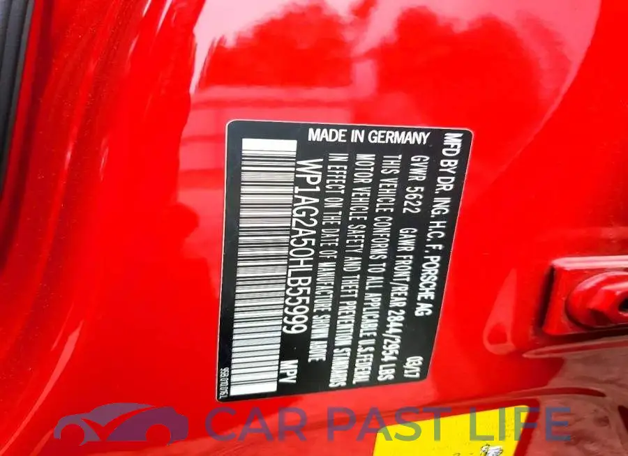 WP1AG2A50HLB55999# 14