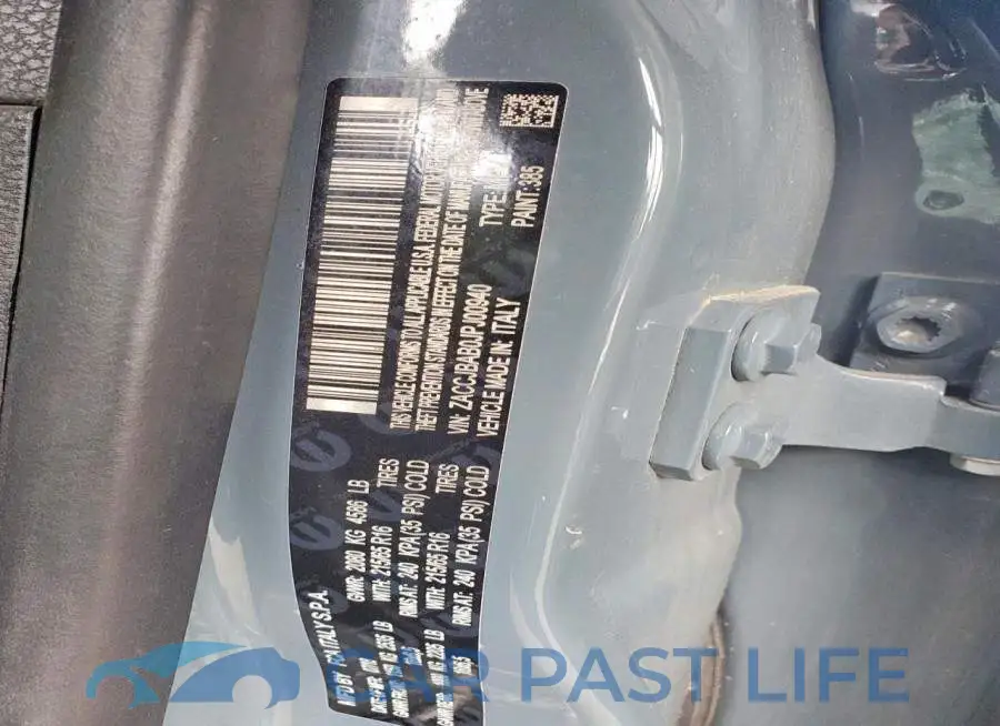 ZACCJBAB0JPJ00940# 12