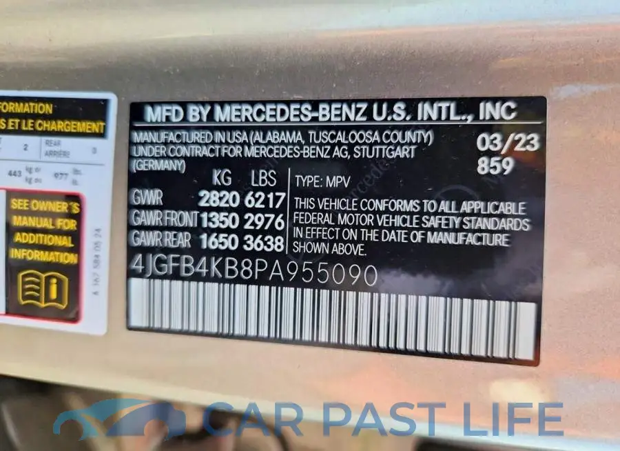 4JGFB4KB8PA955090# 14