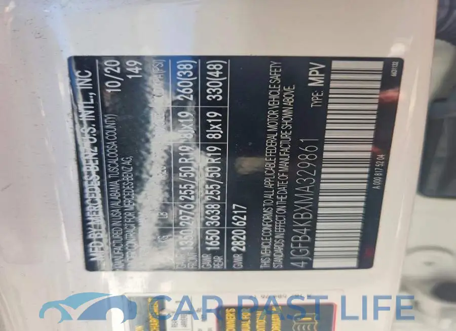 4JGFB4KBXMA329861# 14