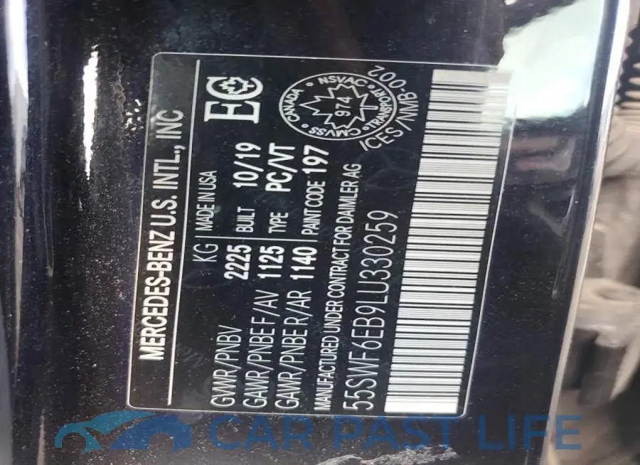 55SWF6EB9LU330259# 12