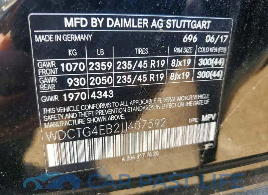 WDCTG4EB2JJ407592# 13