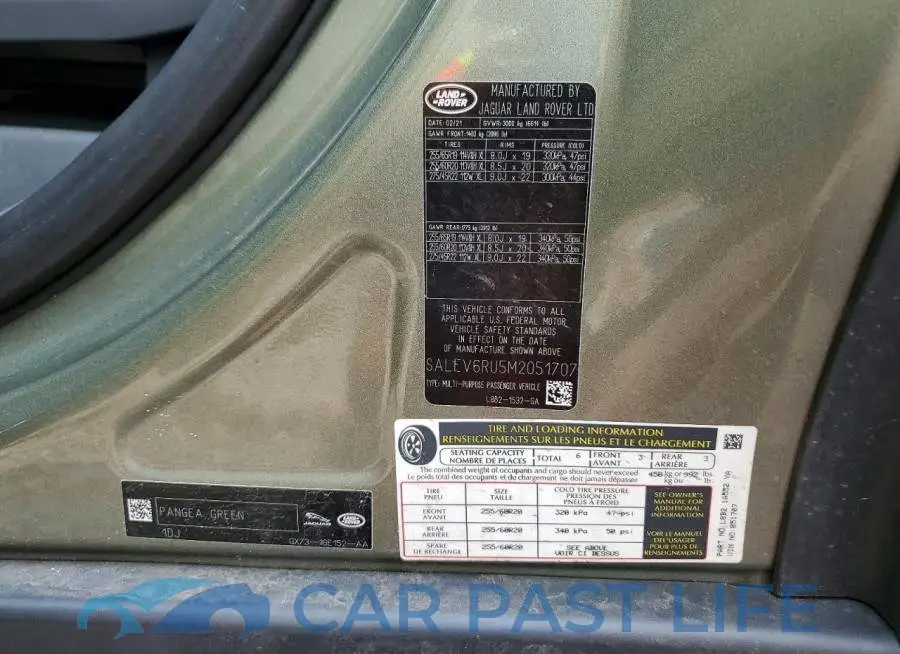 SALEV6RU5M2051707# 14