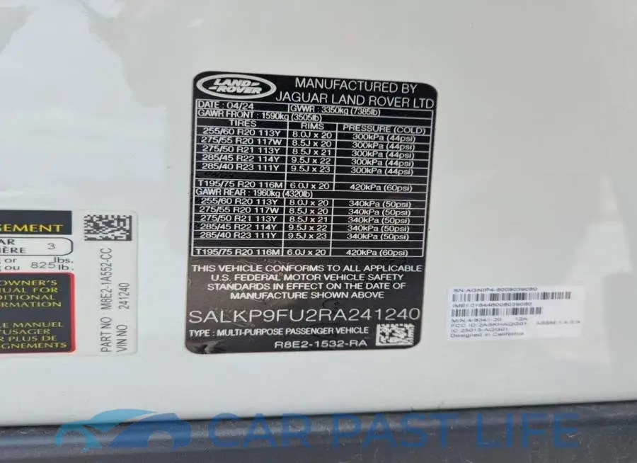 SALKP9FU2RA241240# 13