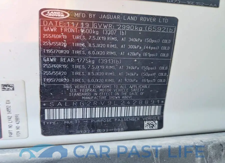 SALRG2RV9L2428891# 12