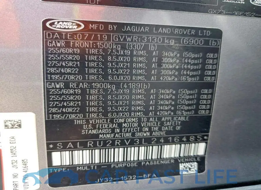 SALRU2RV3L2416485# 13