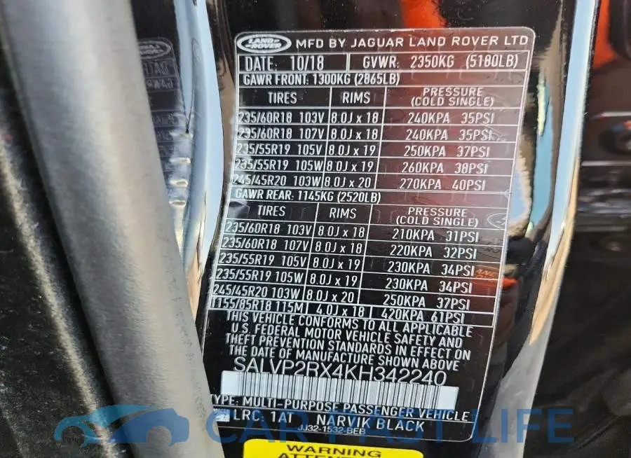 SALVP2RX4KH342240# 13