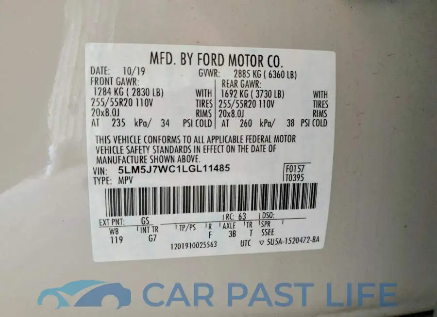 5LM5J7WC1LGL11485# 13