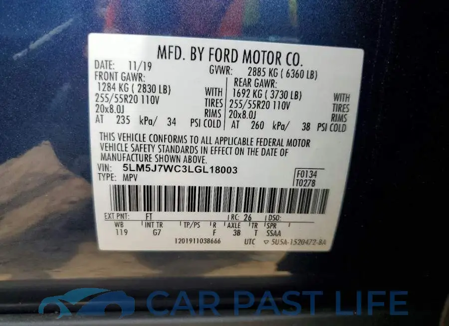 5LM5J7WC3LGL18003# 13