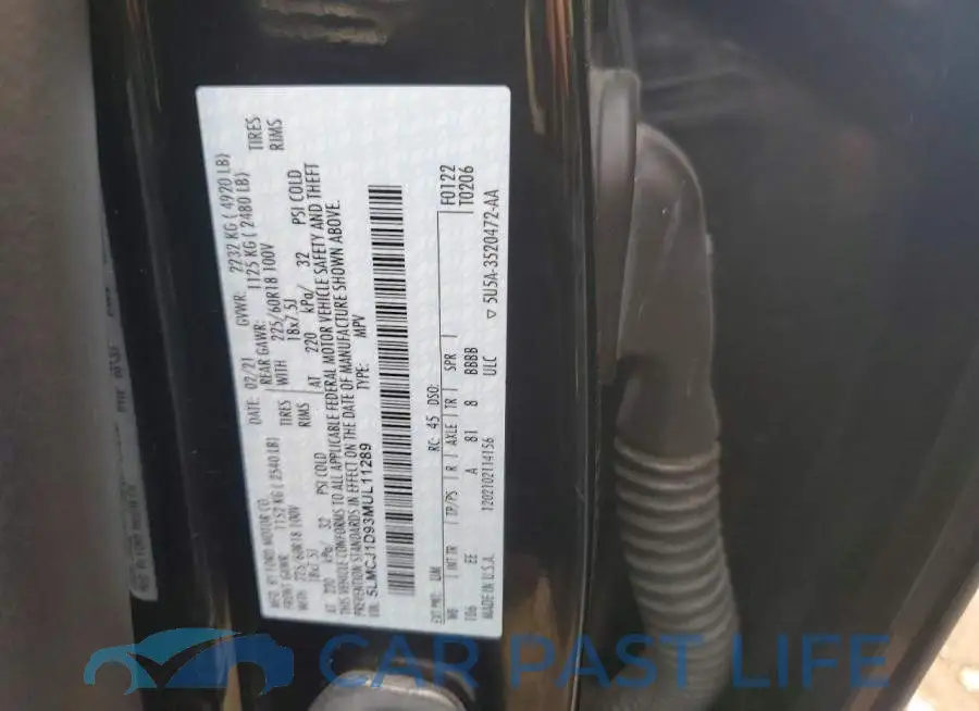 5LMCJ1D93MUL11289# 13
