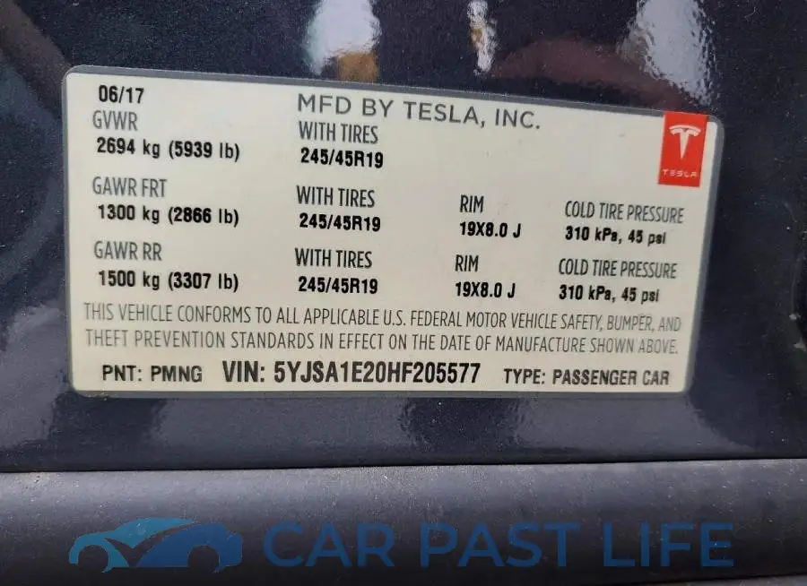 5YJSA1E20HF205577# 13