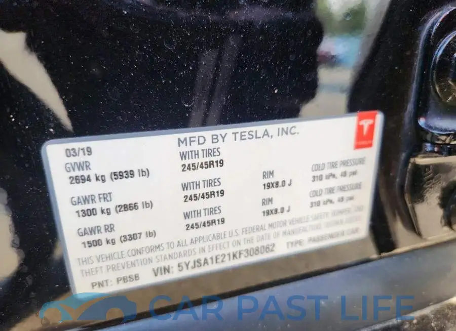 5YJSA1E21KF308062# 13