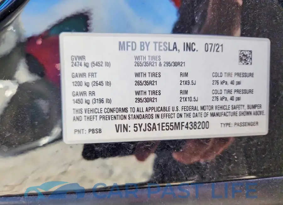 5YJSA1E55MF438200# 12