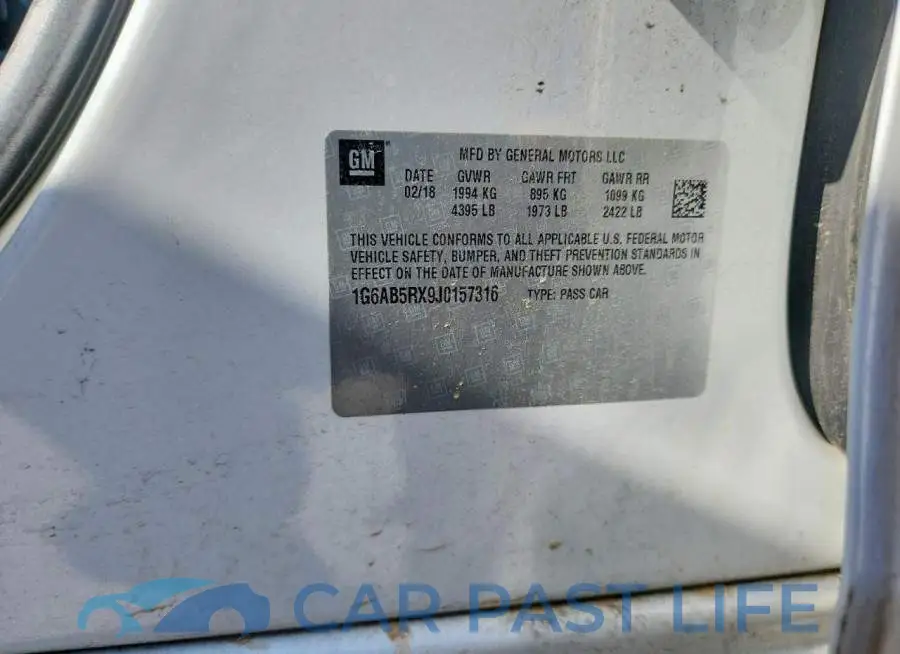 1G6AB5RX9J0157316# 12