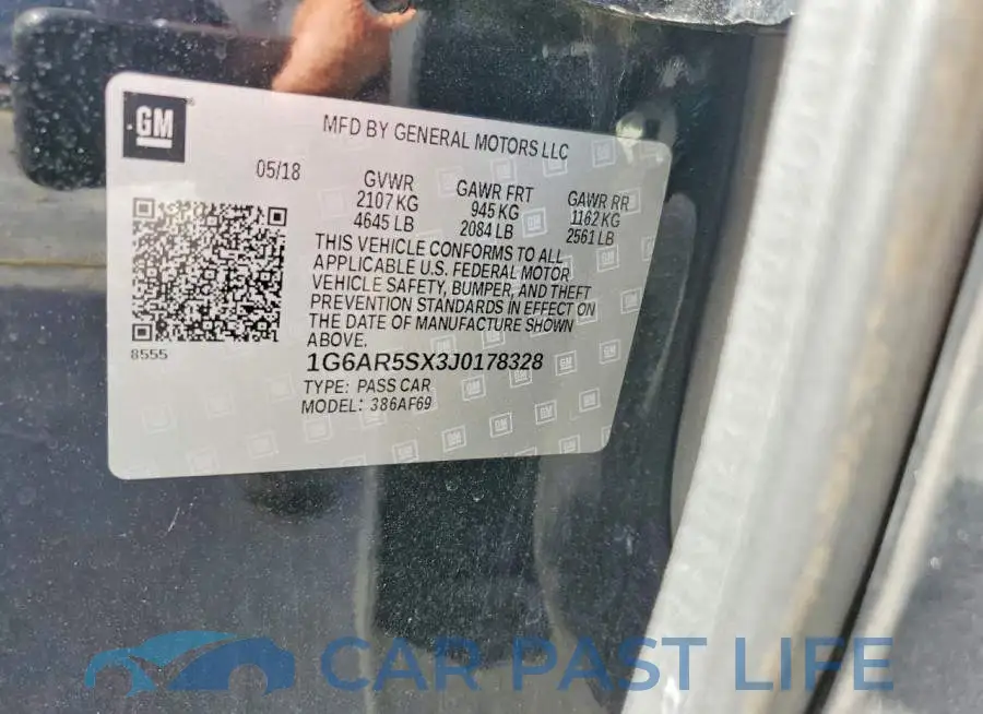 1G6AR5SX3J0178328# 12