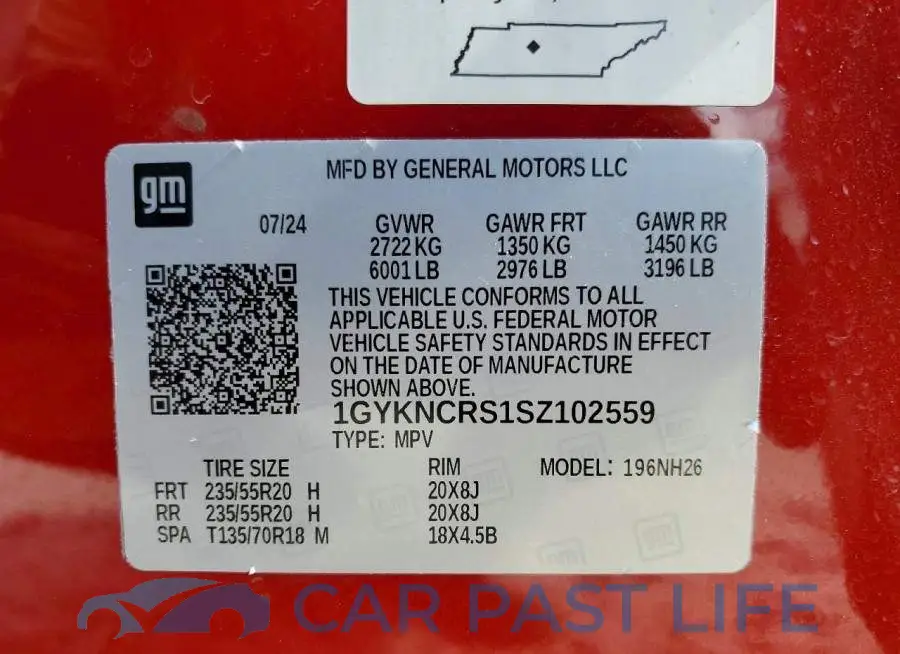 1GYKNCRS1SZ102559# 13
