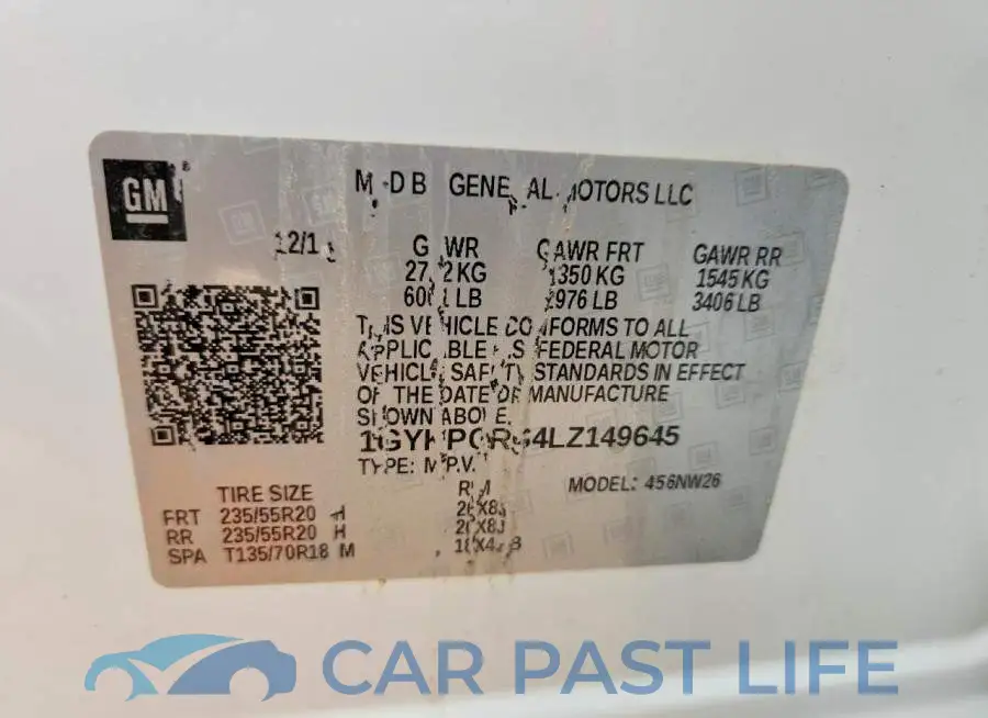1GYKPCRS4LZ149645# 13