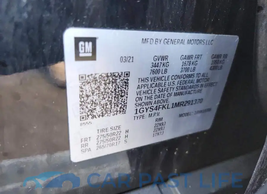 1GYS4FKL1MR291370# 13