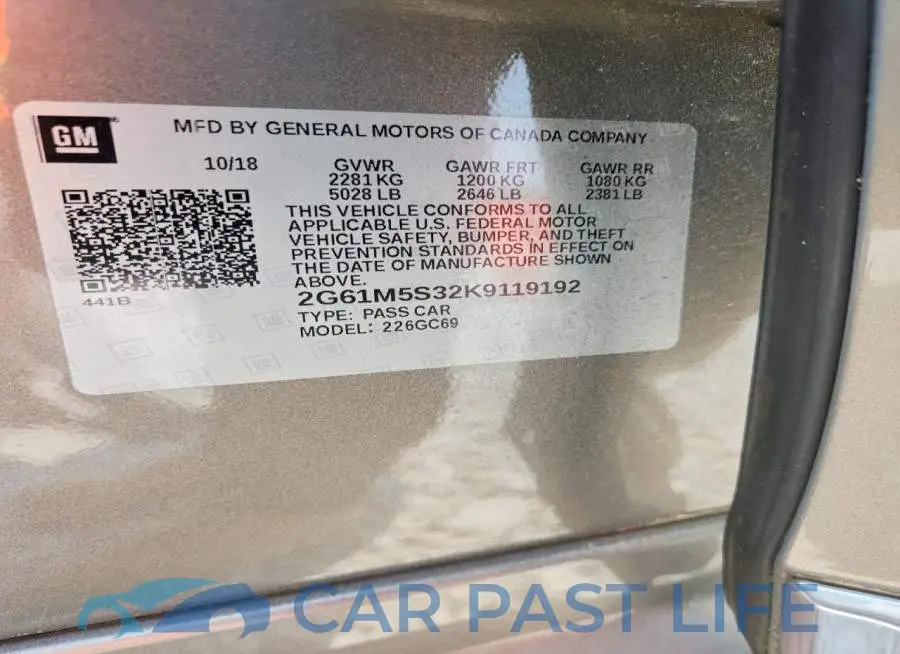 2G61M5S32K9119192# 12