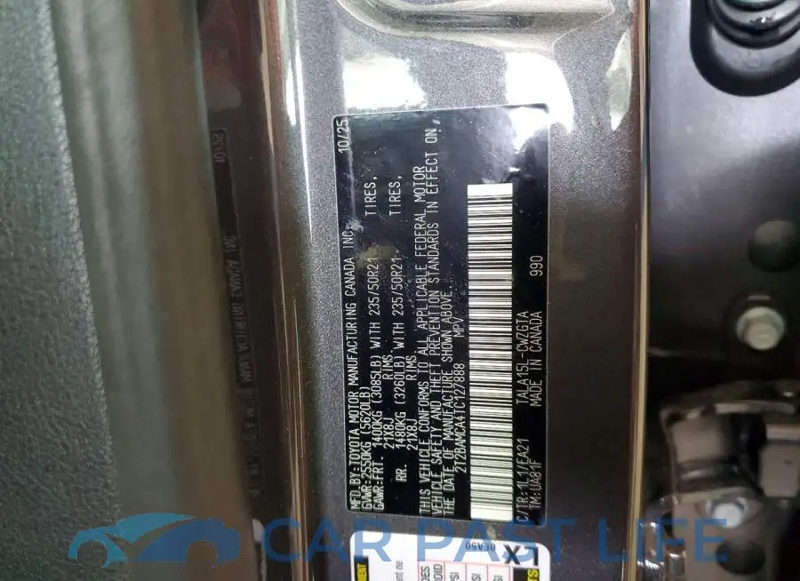2T2BAMCA4TC127888# 13