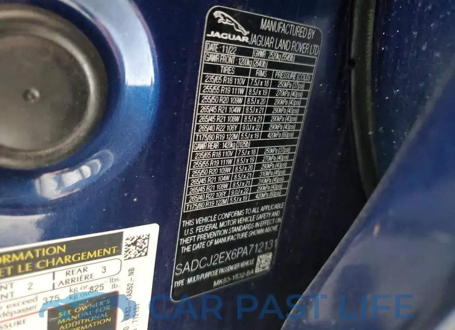 SADCJ2EX6PA712131# 14