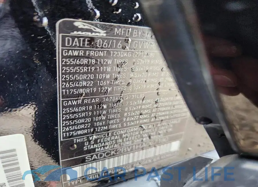 SADCK2BV1HA067180# 12