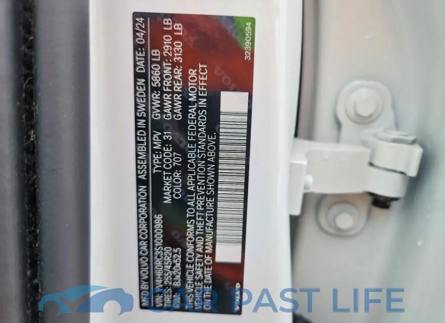 YV4H60RC3S1000986# 12
