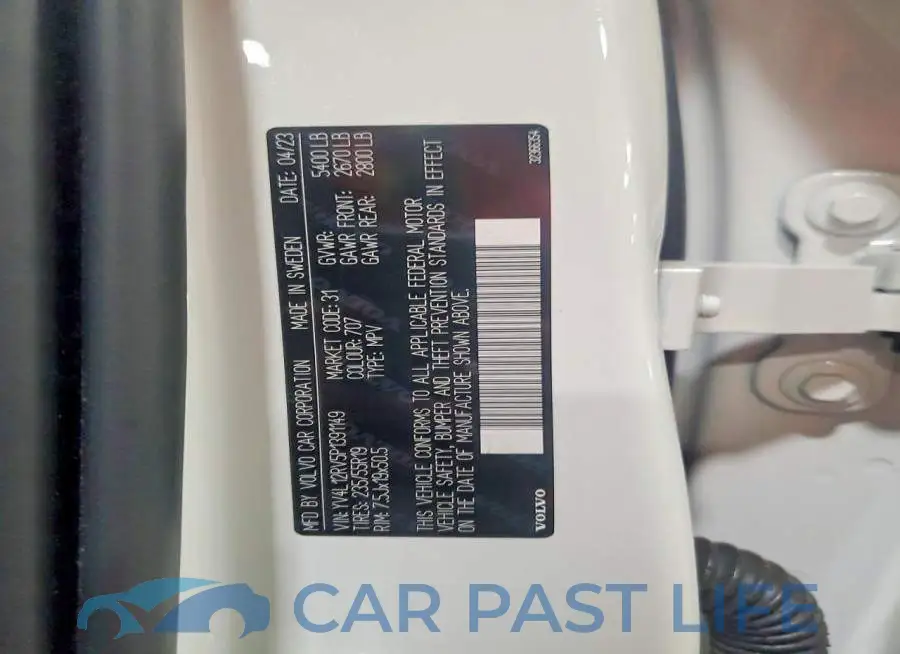 YV4L12RV5P1391149# 14