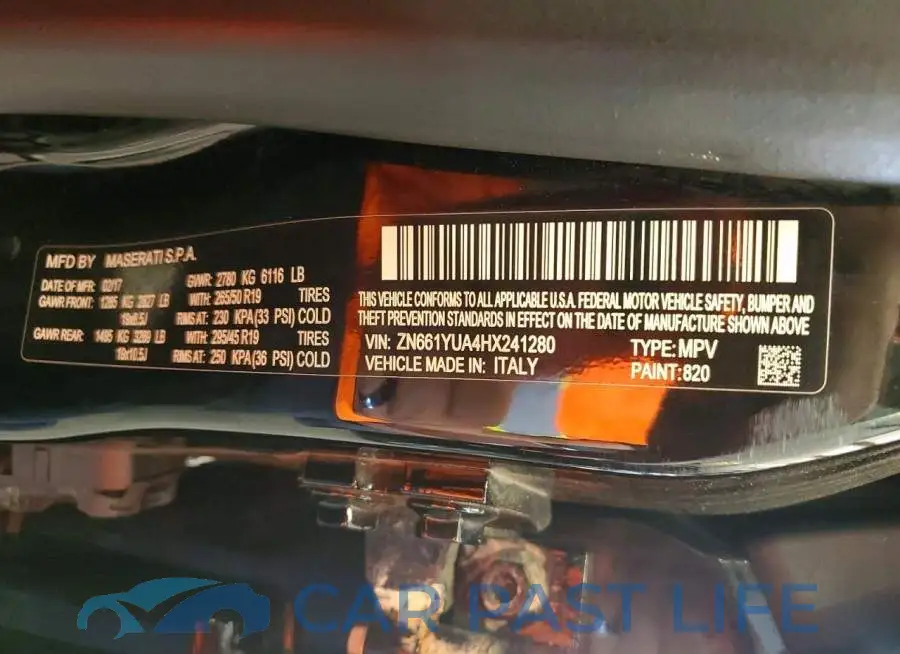 ZN661YUA4HX241280# 13