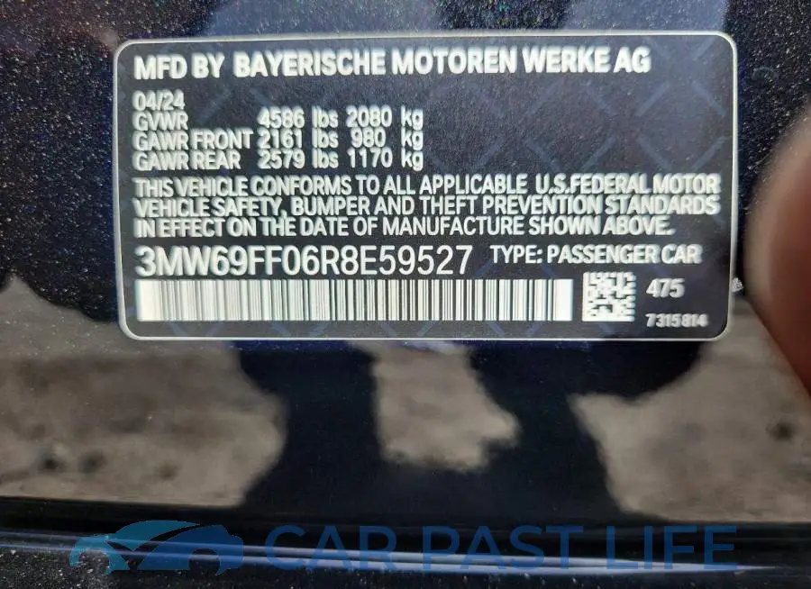 3MW69FF06R8E59527# 12