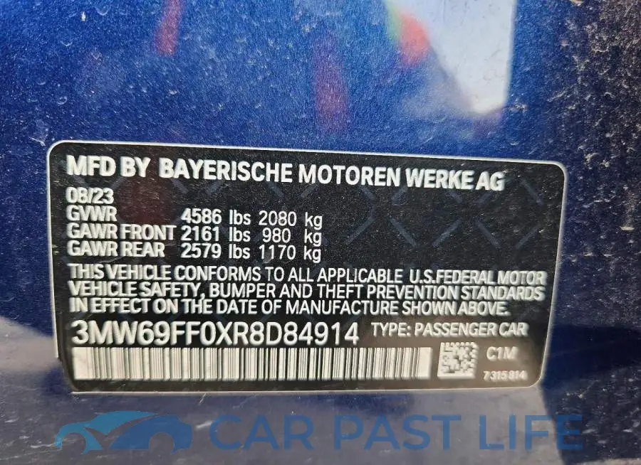 3MW69FF0XR8D84914# 13