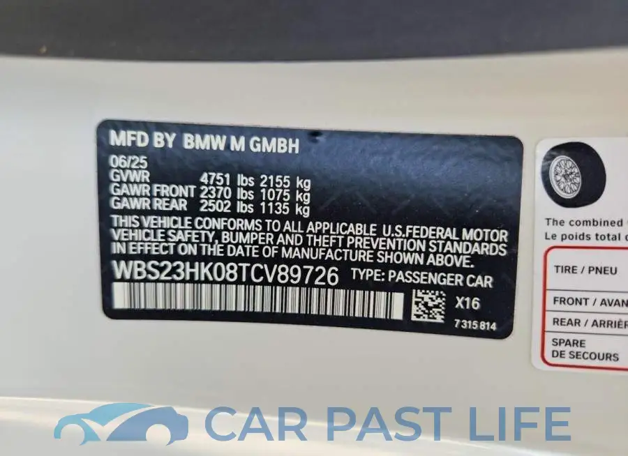 WBS23HK08TCV89726# 12