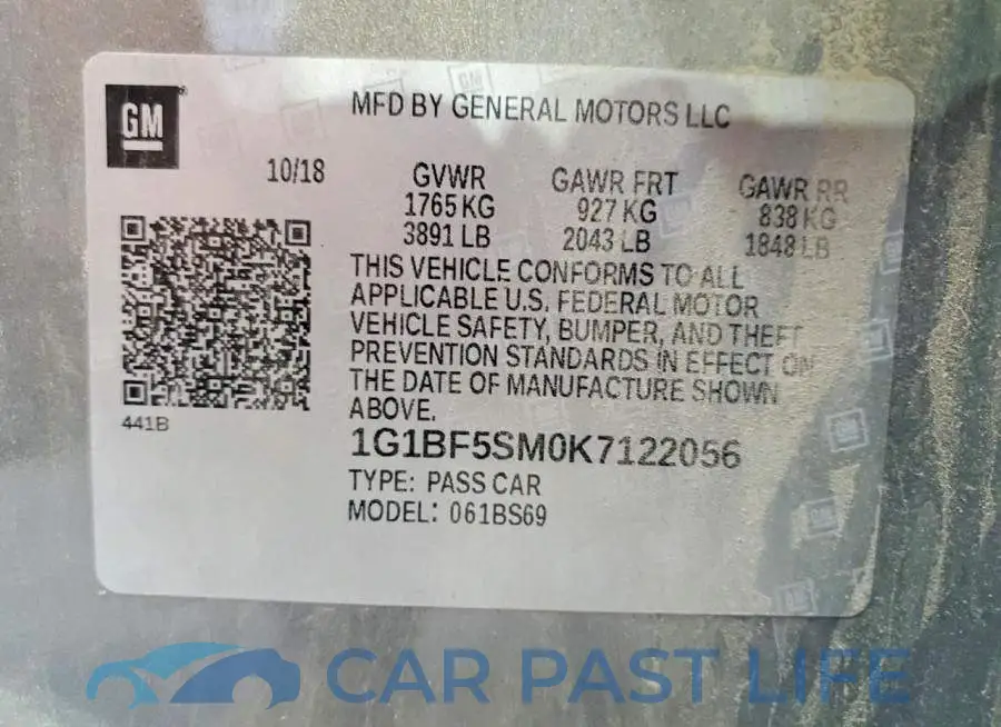 1G1BF5SM0K7122056# 12