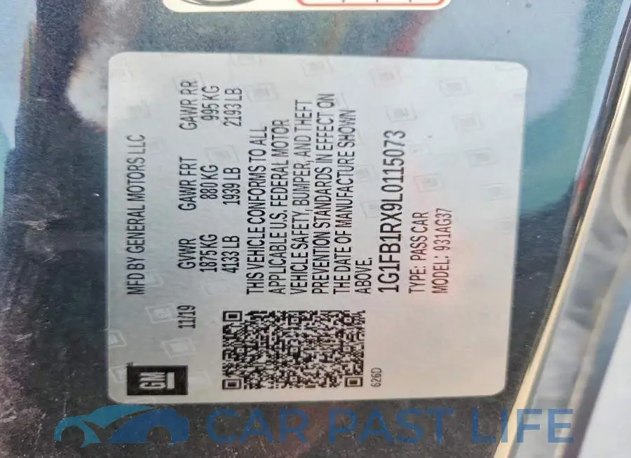 1G1FB1RX9L0115073# 12