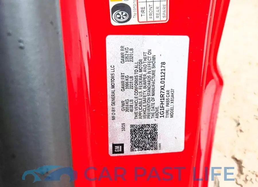 1G1FH1R7XL0112178# 12