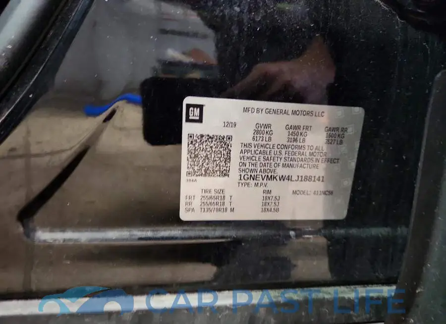 1GNEVMKW4LJ188141# 14