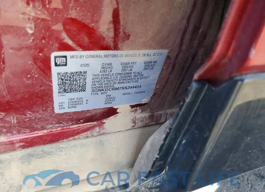 3GNKDCRM7SS244414# 12