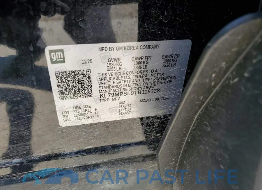 KL79MPSL9TB118338# 13