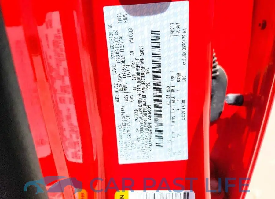 1FMEE5BP8NLA86609# 13
