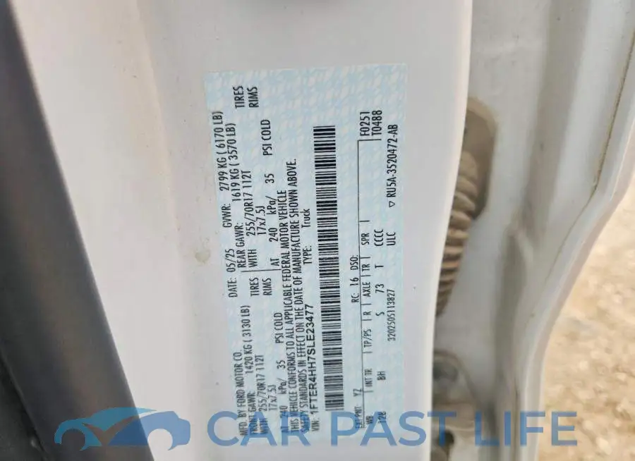 1FTER4HH7SLE23477# 12
