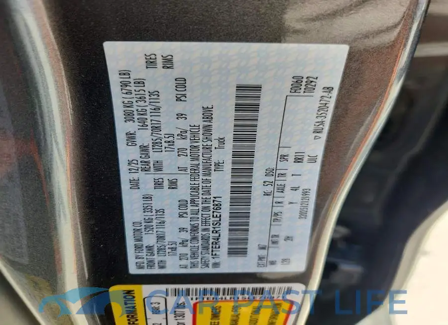 1FTER4LR1SLE76871# 13