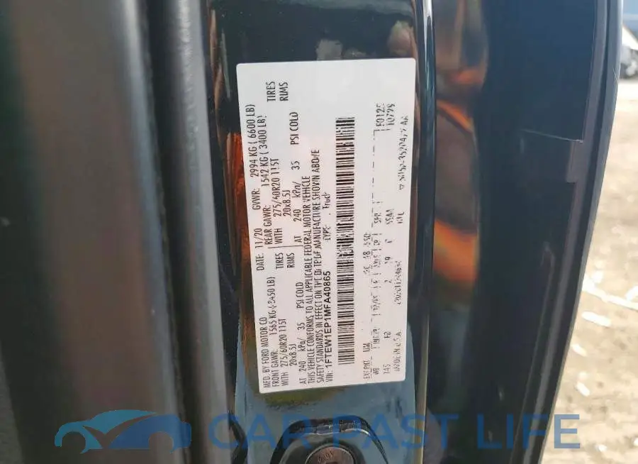1FTEW1EP1MFA40865# 12