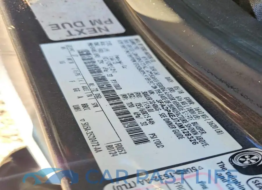 3FADP4EJ7JM128326# 12