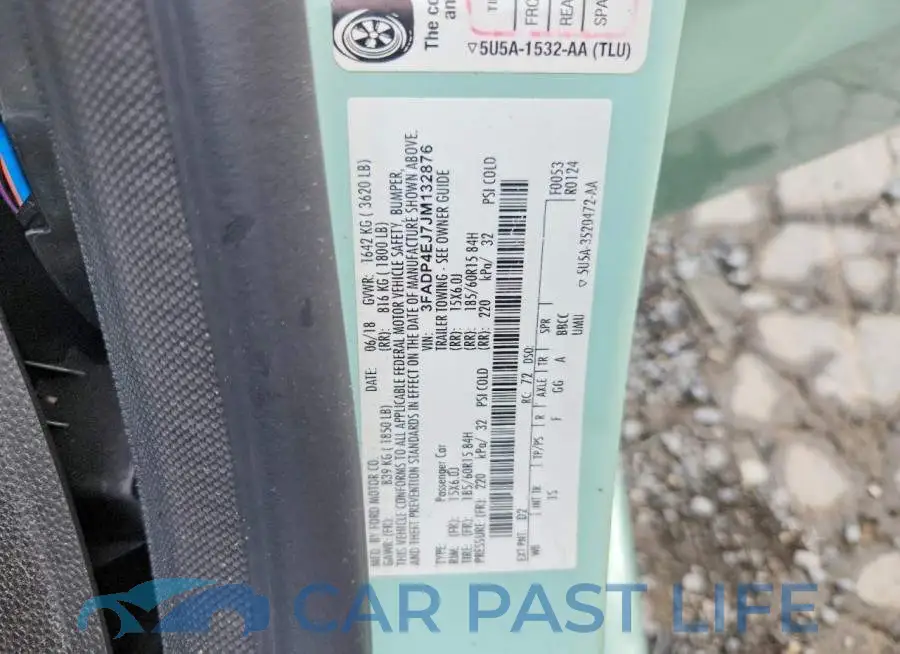 3FADP4EJ7JM132876# 12