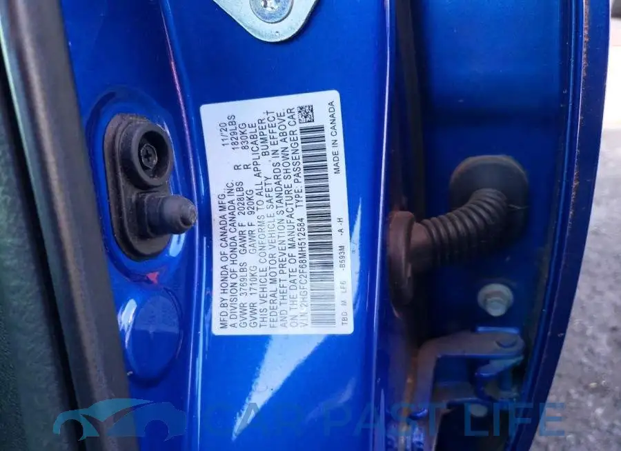 2HGFC2F68MH512584# 12