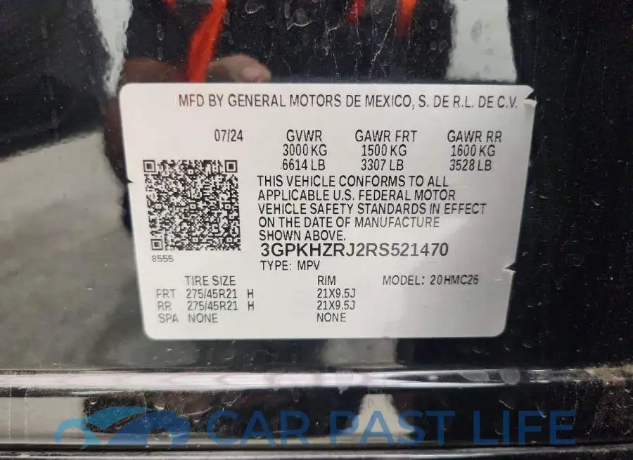 3GPKHZRJ2RS521470# 13